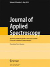 Journal of Applied Spectroscopy封面